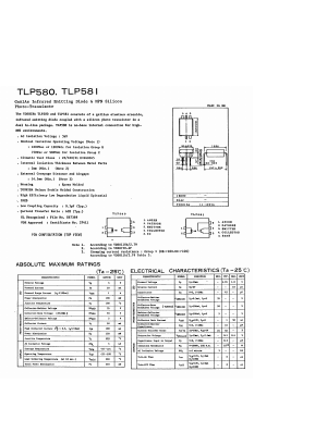 TLP581 Datasheet PDF ETC1