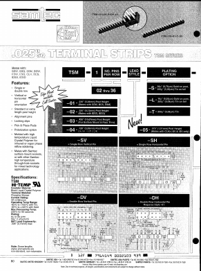 TSM-111-01-F-MT-A Datasheet PDF ETC1