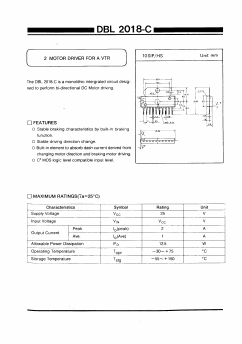 DBL2018-C Datasheet PDF ETC1