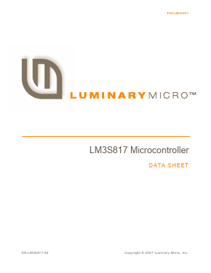 LM3S817-IRN25-A2T Datasheet PDF ETC2