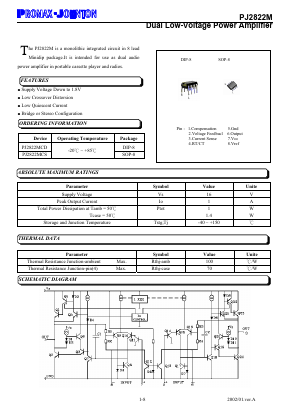 PJ2822M Datasheet PDF ETC2