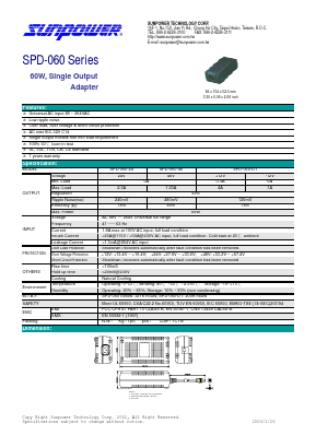 SPD-060-24 Datasheet PDF ETC2