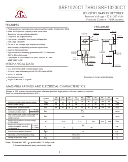 SRF1060CT Datasheet PDF ETC2