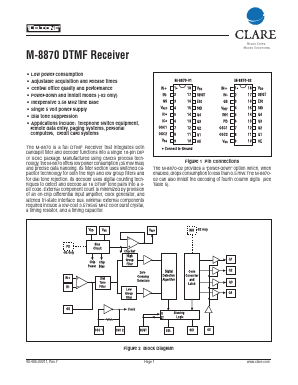 M-8870-01SM Datasheet PDF ETC2