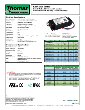 LED20W-24-C0700 Datasheet PDF ETC2