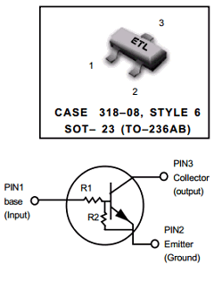 MMUN2215RLT1 Datasheet PDF E-Tech Electronics LTD