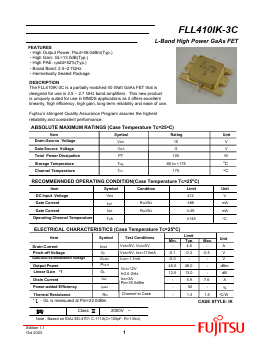 FLL410IK-3C Datasheet PDF Eudyna Devices Inc