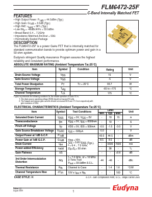 FLM6472-25F Datasheet PDF Eudyna Devices Inc