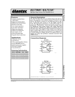 EL7114C Datasheet PDF Elantec -> Intersil