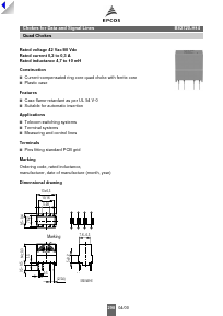 B82720-H14-A25 Datasheet PDF EPCOS AG