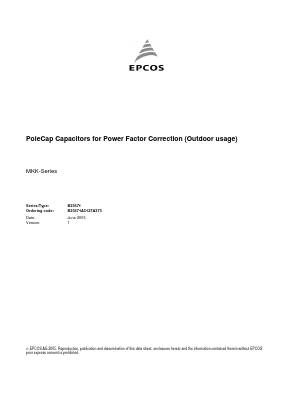 B25671 Datasheet PDF EPCOS AG