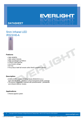 IR323/H0-A Datasheet PDF EVERLIGHT
