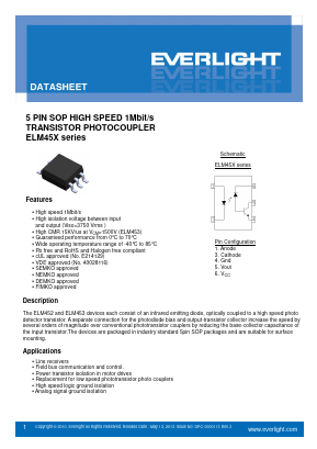 ELM45X Datasheet PDF EVERLIGHT