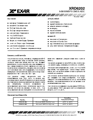XRD6202AIU Datasheet PDF Exar Corporation