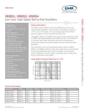 XR8054ASO14X Datasheet PDF Exar Corporation