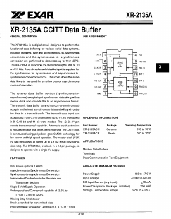XR-2135A Datasheet PDF Exar Corporation