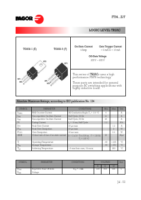 FT0405MF Datasheet PDF Formosa Technology