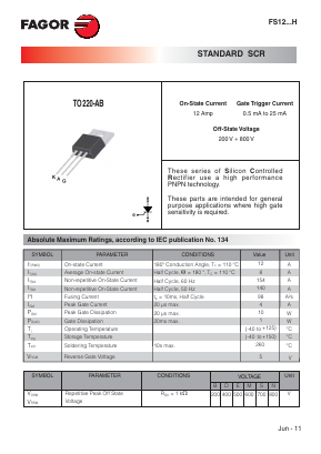 FS1210SH00TU Datasheet PDF Formosa Technology