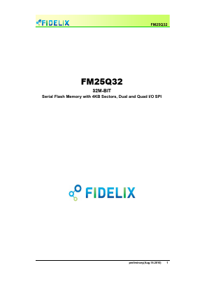 FM25MQ08A-1ACA5R Datasheet PDF FIDELIX