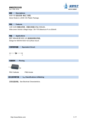 MMSZ5247B Datasheet PDF Foshan Blue Rocket Electronics Co.,Ltd.