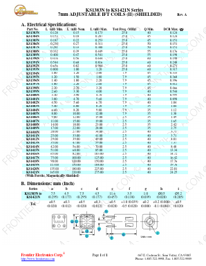 KS1413N Datasheet PDF Frontier Electronics.