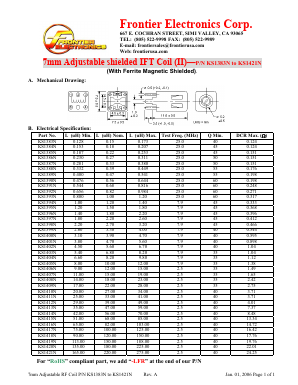 KS1384N-LFR Datasheet PDF Frontier Electronics.