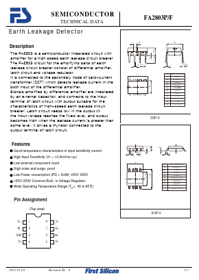 FA2803P Datasheet PDF First Silicon Co., Ltd