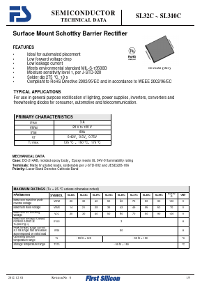 SL35C Datasheet PDF First Silicon Co., Ltd