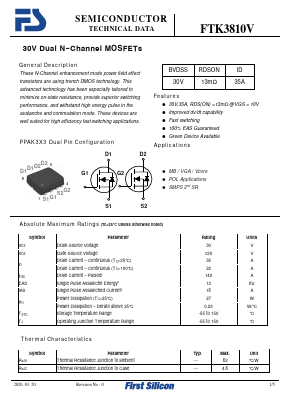 FTK3810V Datasheet PDF First Silicon Co., Ltd
