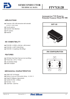 FTV712G2B Datasheet PDF First Silicon Co., Ltd