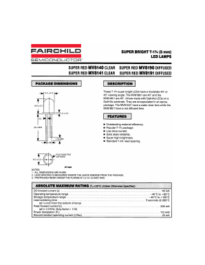 MV8140 Datasheet PDF Fairchild Semiconductor