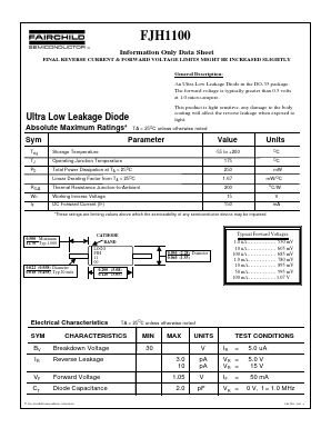 FJH1100 Datasheet PDF Fairchild Semiconductor