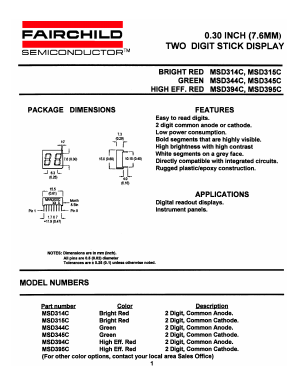 MSD395C Datasheet PDF Fairchild Semiconductor