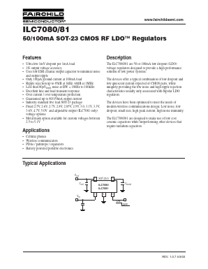 ILC7081AIM5 Datasheet PDF Fairchild Semiconductor