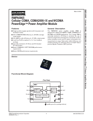 RMPA0965 Datasheet PDF Fairchild Semiconductor