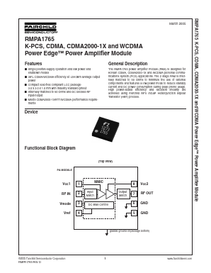 RMPA1765 Datasheet PDF Fairchild Semiconductor