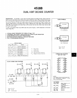 4518B Datasheet PDF Fairchild Semiconductor