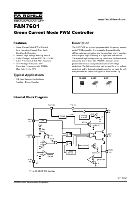 FAN7601GX Datasheet PDF Fairchild Semiconductor