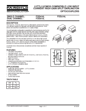 FOD073L Datasheet PDF Fairchild Semiconductor