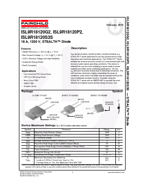 ISL9R18120G2 Datasheet PDF Fairchild Semiconductor