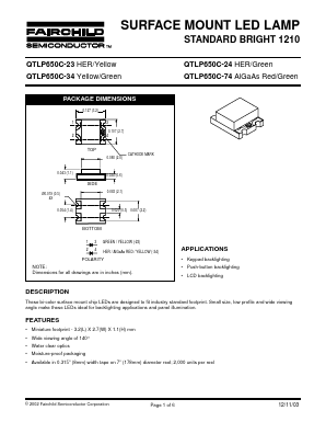 QTLP650C-24 Datasheet PDF Fairchild Semiconductor