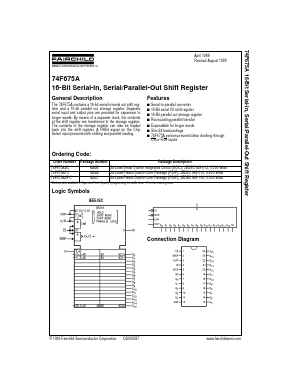 74F675ASPCX Datasheet PDF Fairchild Semiconductor
