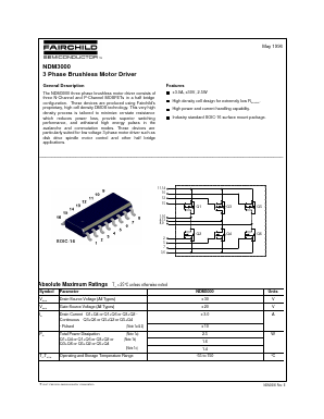 NDM3000 Datasheet PDF Fairchild Semiconductor