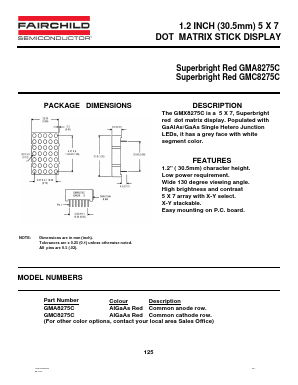GMA8275C Datasheet PDF Fairchild Semiconductor