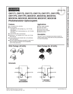 CNY173W Datasheet PDF Fairchild Semiconductor