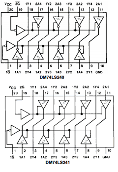 DM74LS241N Datasheet PDF Fairchild Semiconductor