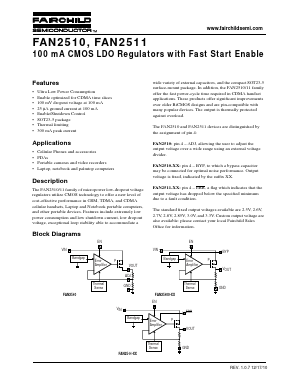 FAN2510SX Datasheet PDF Fairchild Semiconductor