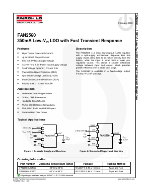 FAN2560 Datasheet PDF Fairchild Semiconductor