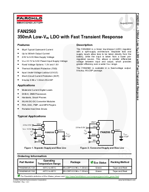 FAN2560 Datasheet PDF Fairchild Semiconductor