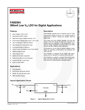 FAN2564UC12X Datasheet PDF Fairchild Semiconductor